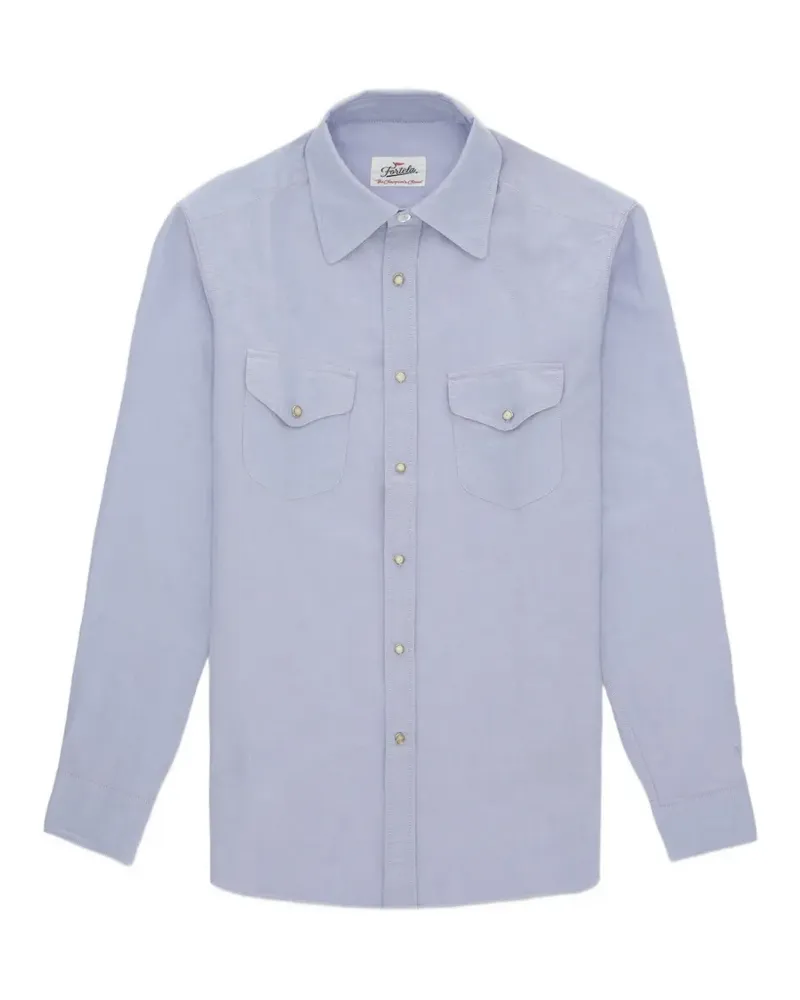 Fortela Tex Western cotton shirt - Blau Blau