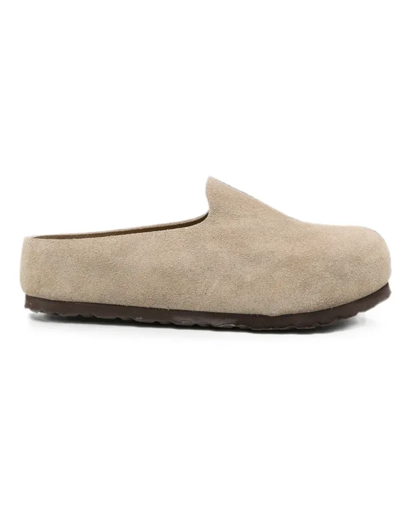 Birkenstock Amsterdam Mules aus Wildleder - Nude Nude