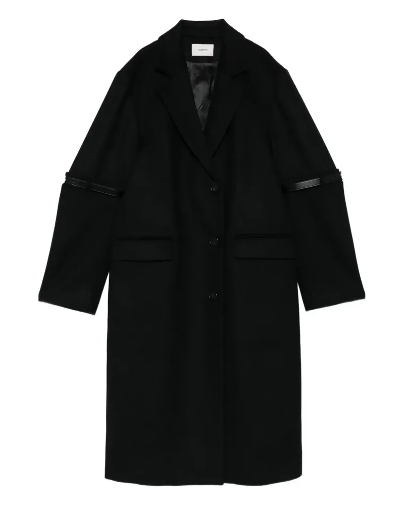 COPERNI Mantel mit Gürtel - Schwarz Schwarz