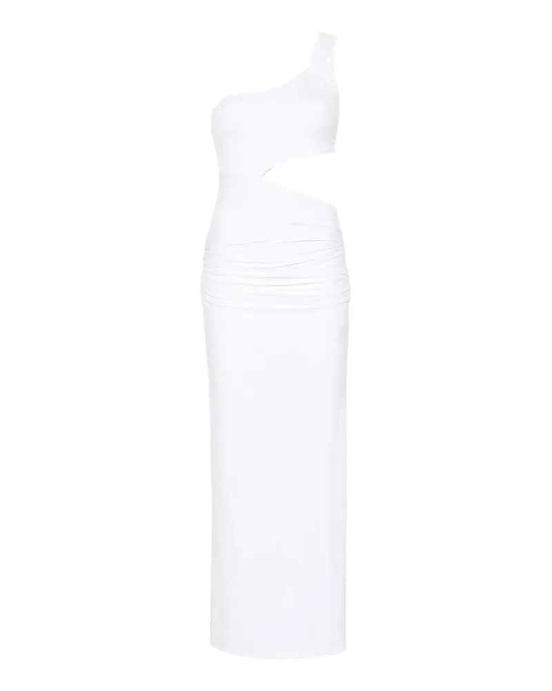 FISICO-Cristina Ferrari one-shoulder maxi dress - Weiß Weiß