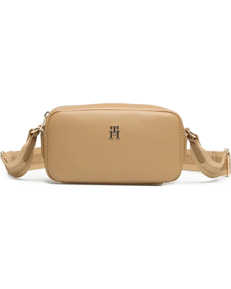 Tommy Hilfiger logo-plaque tote bag - Nude Nude