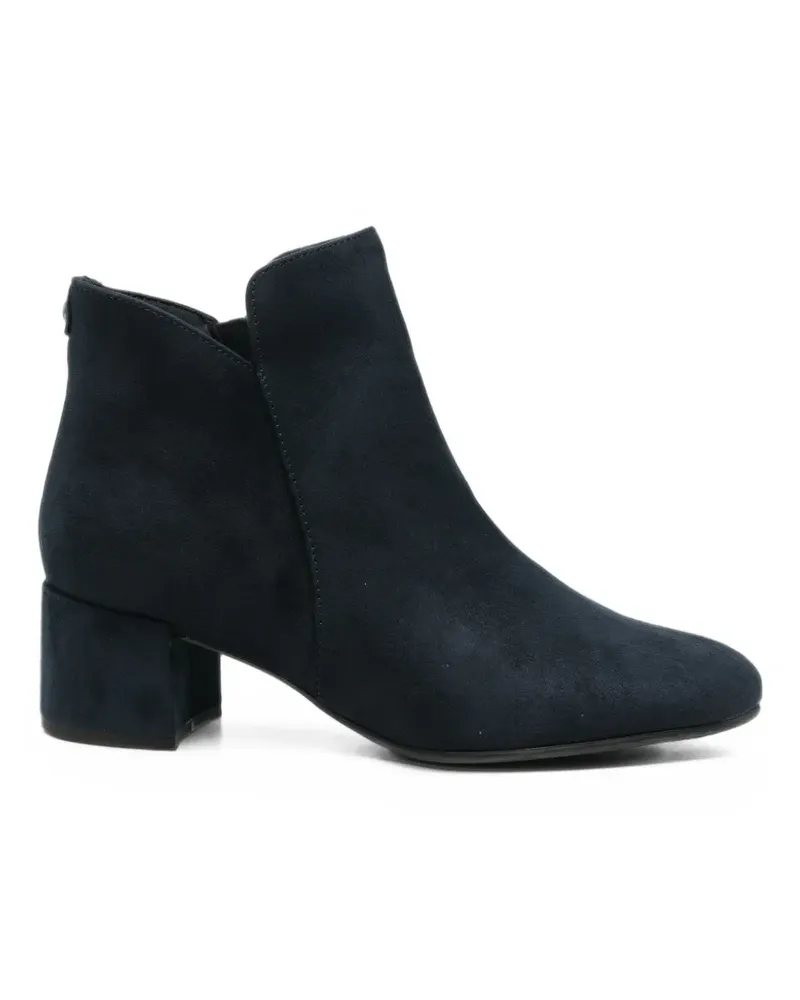 Tamaris suede ankle boots - Blau Blau