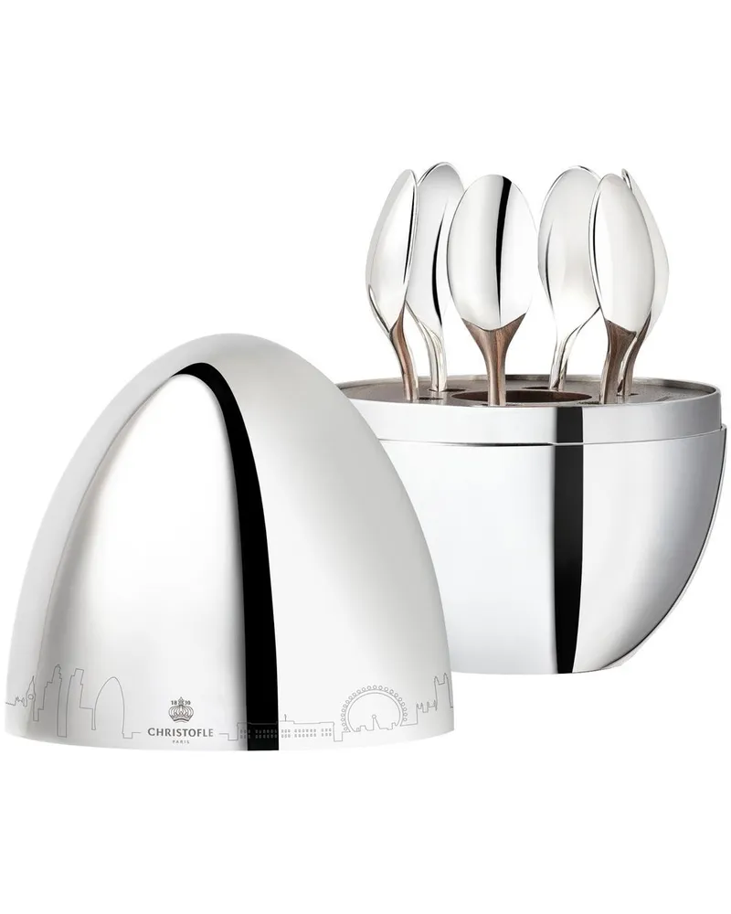 Christofle Mood Skyline London Espressolöffel (6er-Set) - Silber Silber