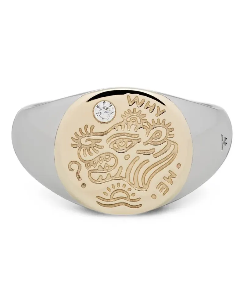 Tom Wood Why Me Ring mit Diamant - Silber Silber
