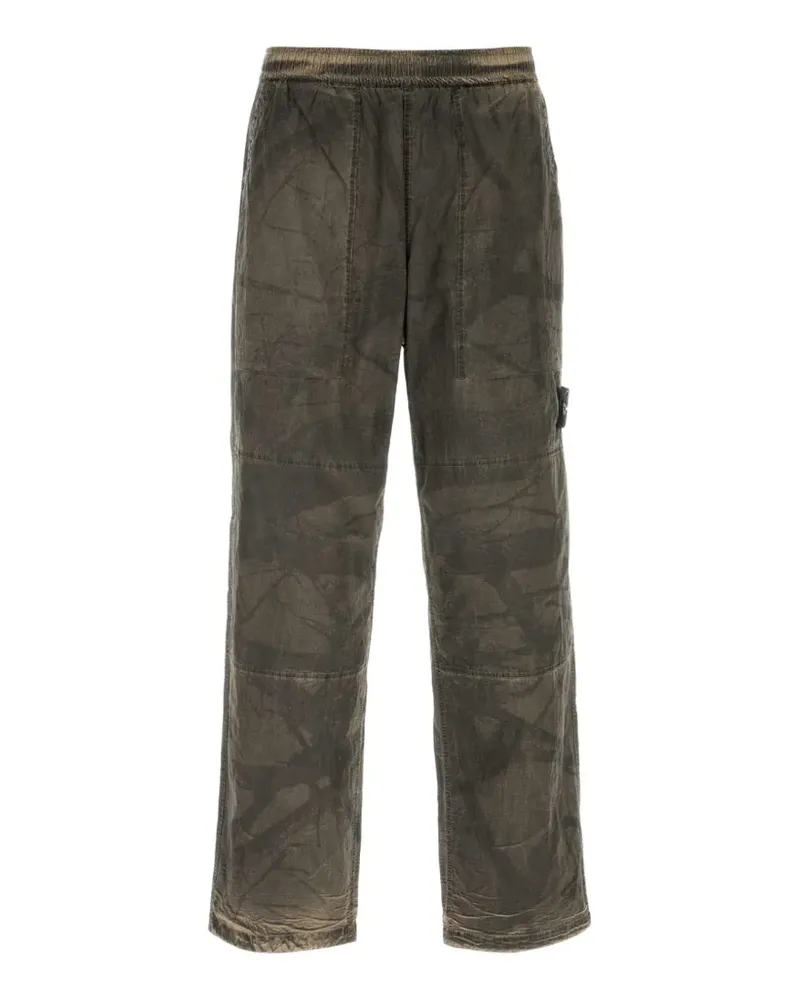 Stone Island logo-patch track pants - Grau Grau