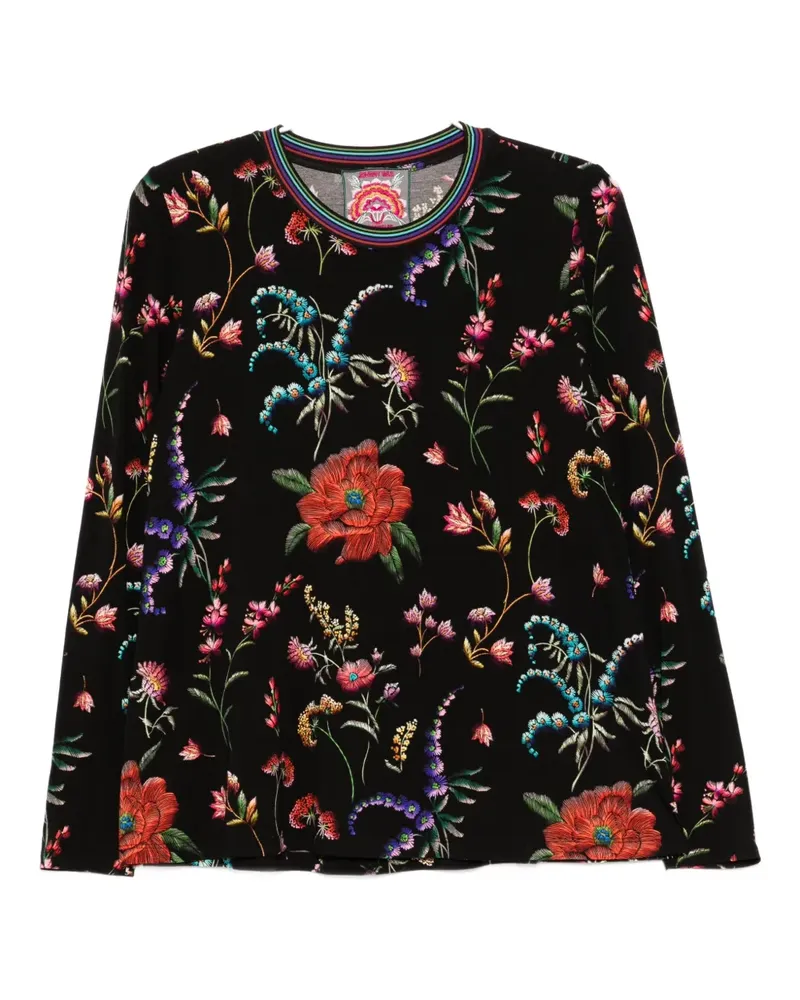 Johnny Was Janie T-Shirt - Schwarz Schwarz