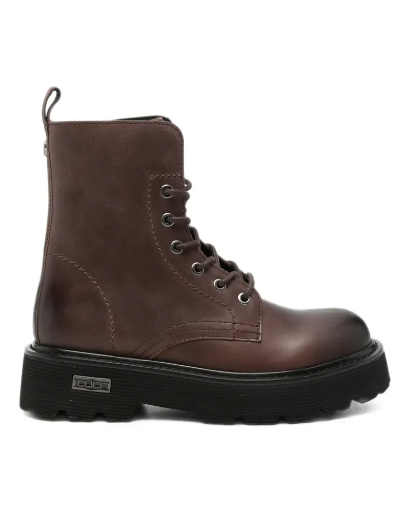 Cult Slash Stiefeletten aus Leder - Braun Braun