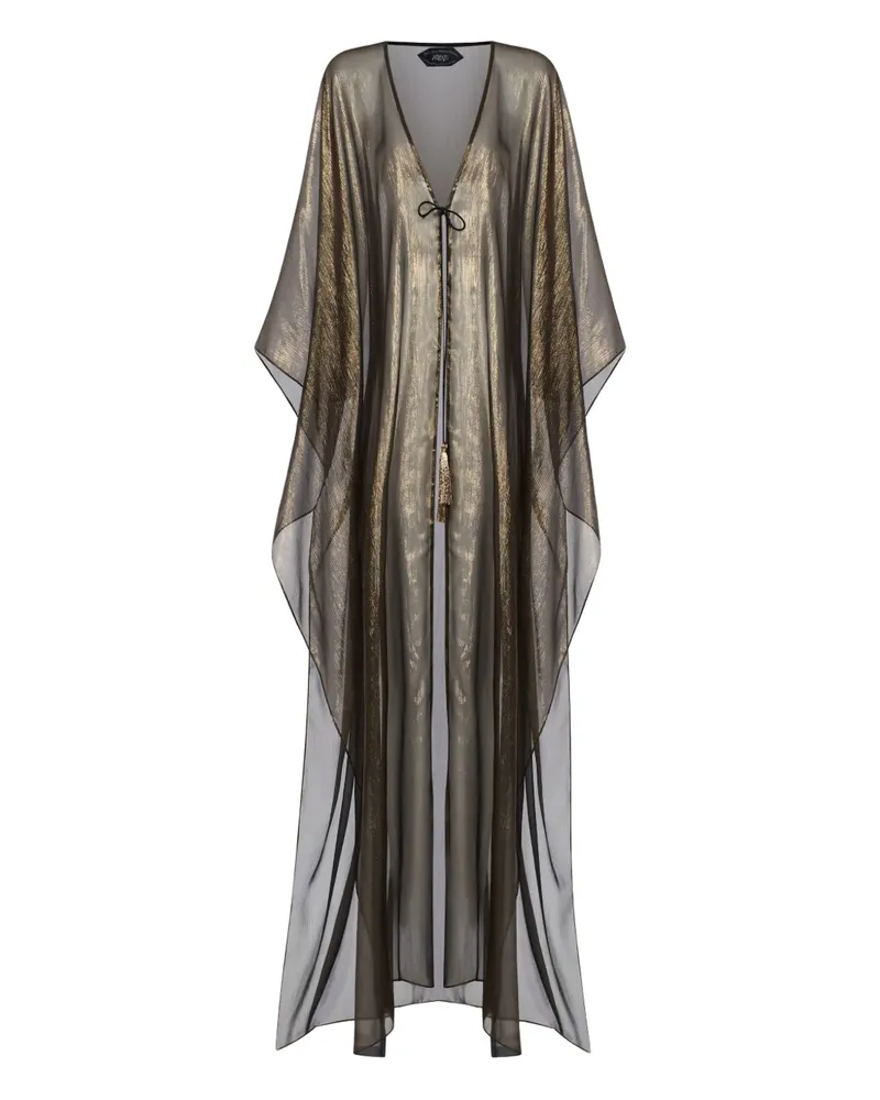Taller Marmo Paradis Latin Maxikleid - Schwarz Schwarz