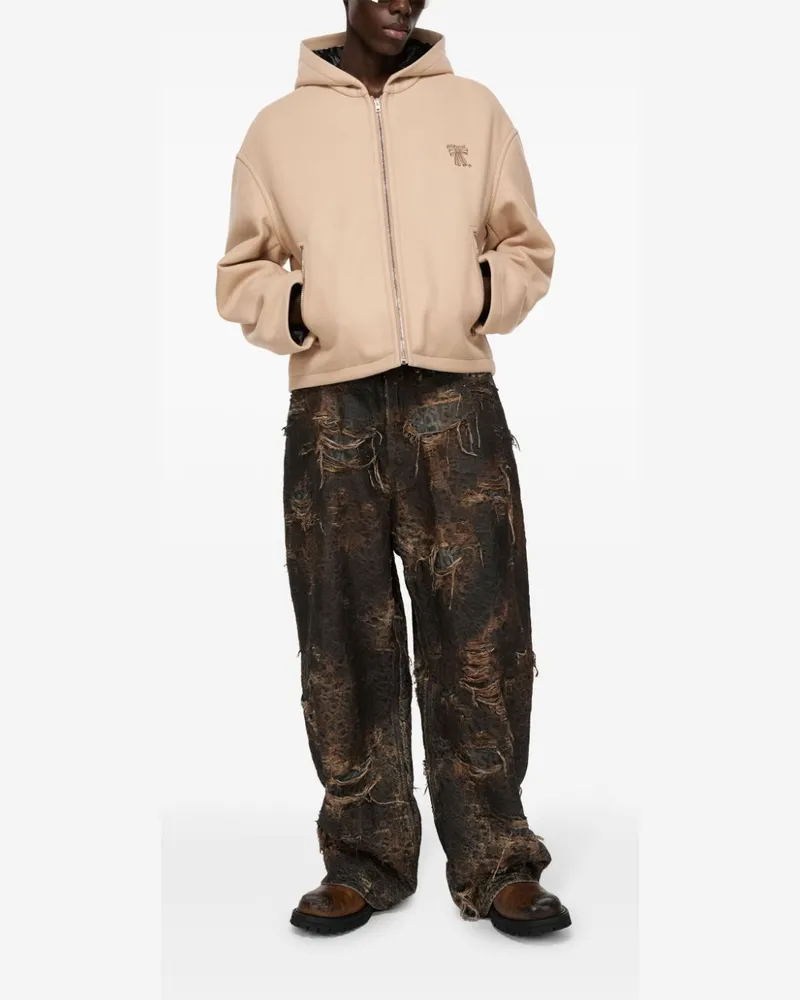 Acne Studios Jacke mit Kapuze - Nude Nude
