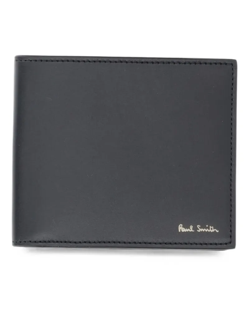 Paul Smith Signature Stripe leather wallet - Schwarz Schwarz