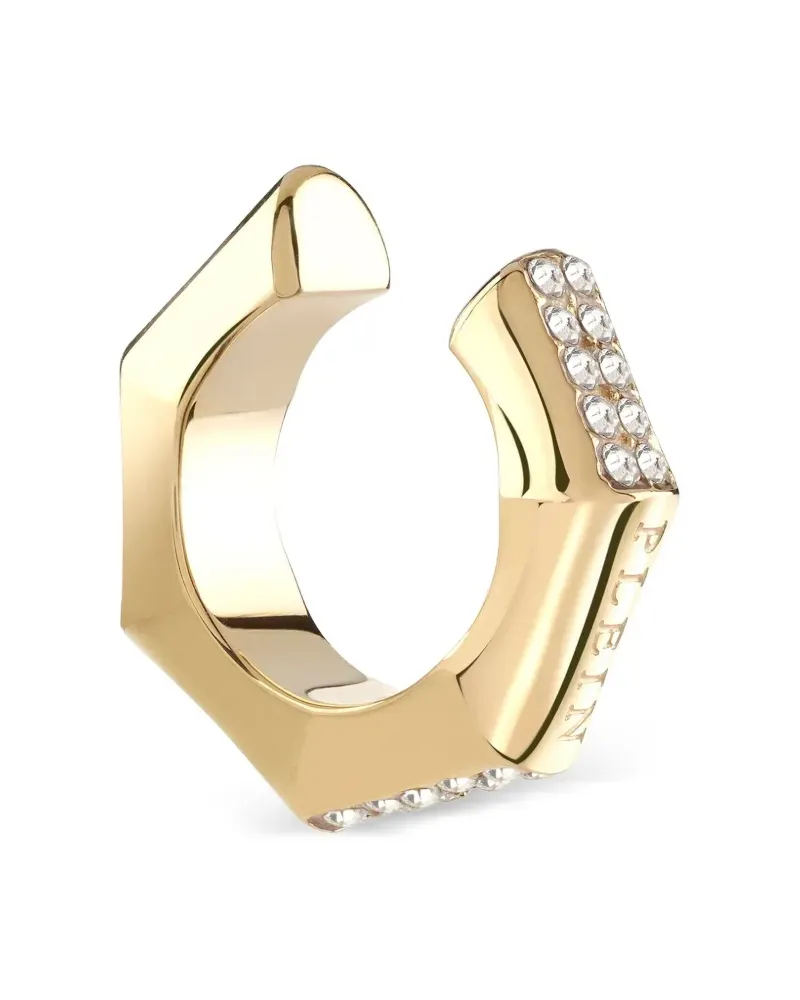 Philipp Plein Rhapsody Ear Cuff mit Kristallverzierung - Gold Gold