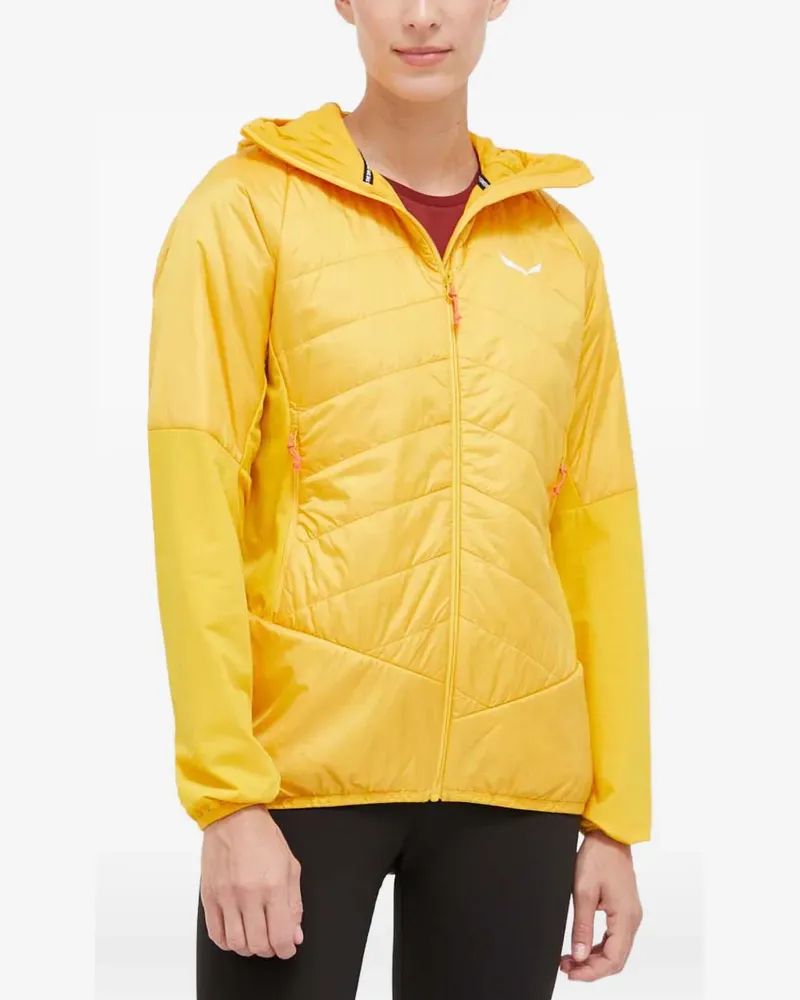 Salewa quilted hooded performance jacket - Gelb Gelb