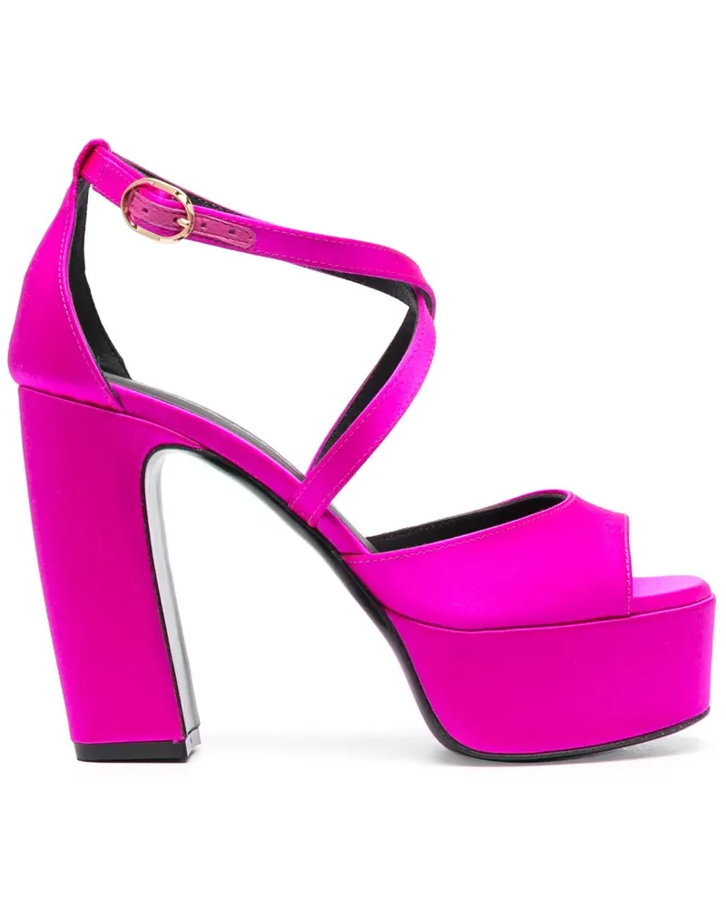 FESTA Milano Peeptoe-Pumps - Rosa Rosa