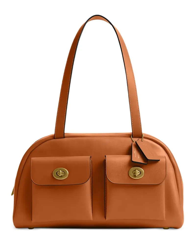 Coach Tasche mit Drehverschluss - Braun Braun