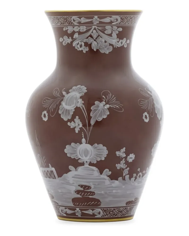 Ginori 1735 Oriente floral vase - Braun Braun
