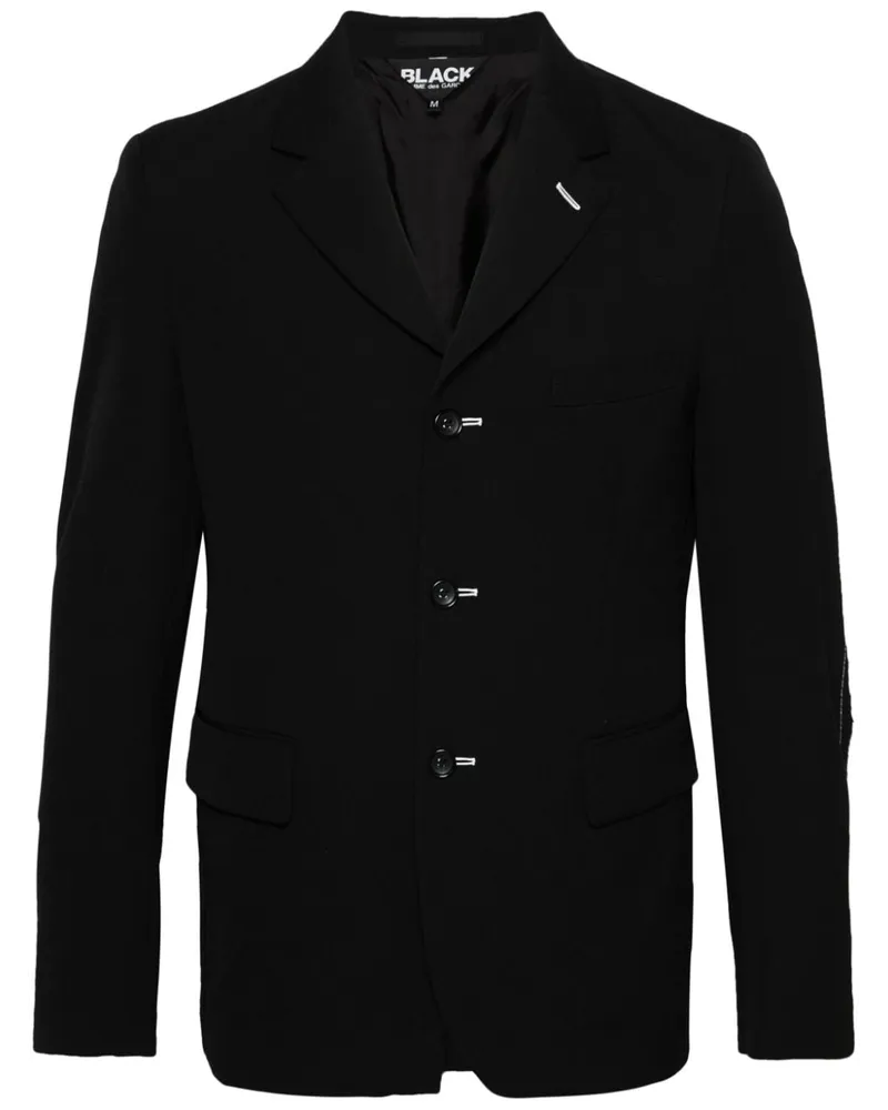 Comme des Garçons Sakko im Distressed-Look - Schwarz Schwarz