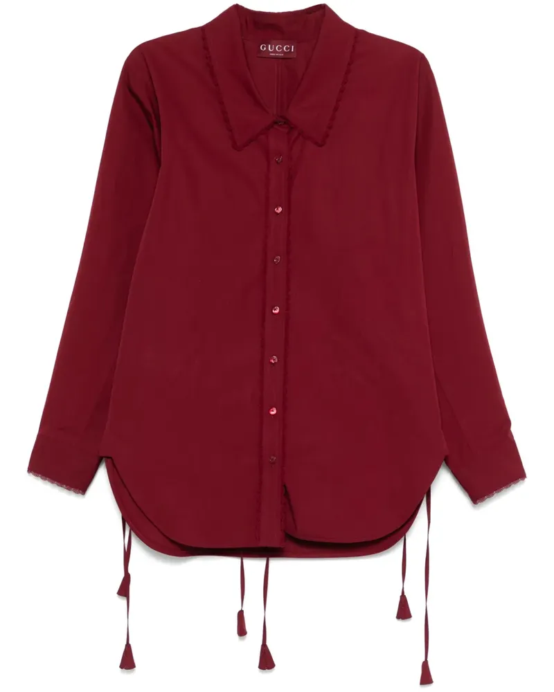 Gucci Popeline-Hemd - Rot Rot