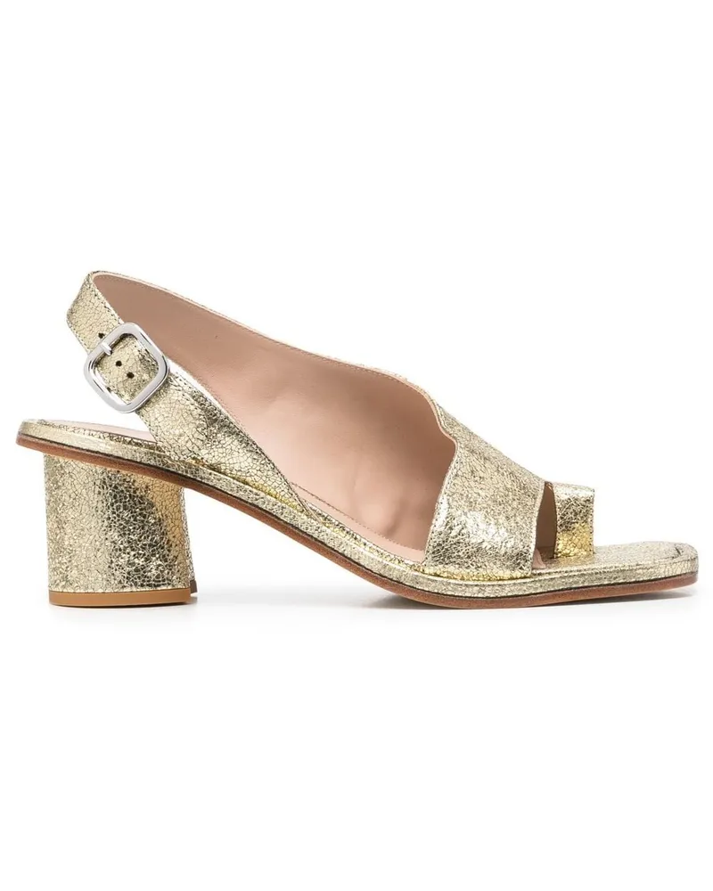 Scarosso Jill Slingback-Sandalen 65mm - Gelb Gelb