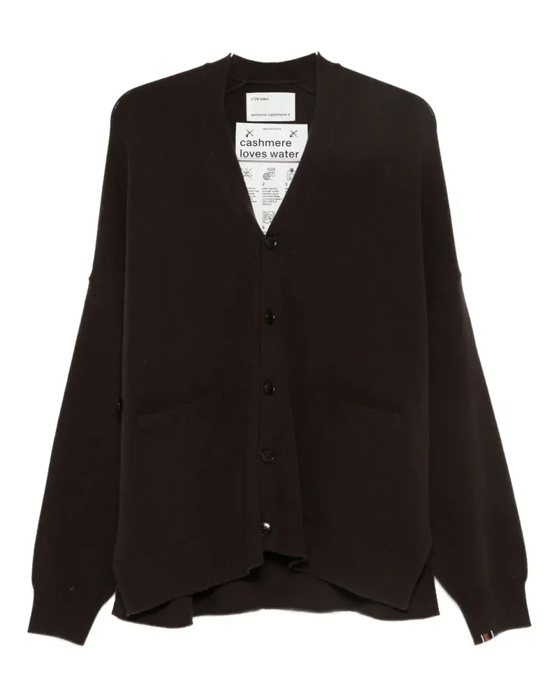 extreme cashmere Cardigan aus Kaschmirgemisch - Braun Braun