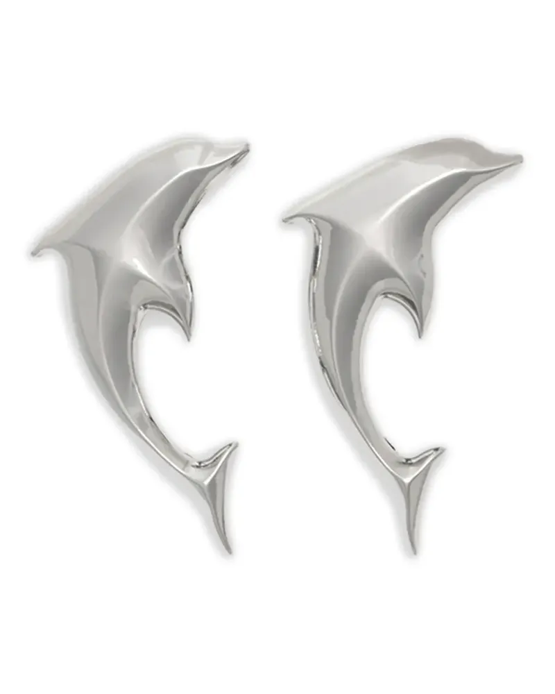 Blumarine Ear Cuffs mit Delfinen - Silber Silber