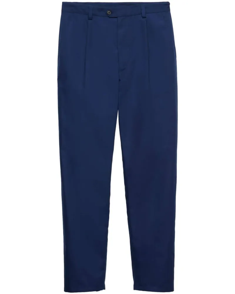 Prada Popeline-Hose - Blau Blau