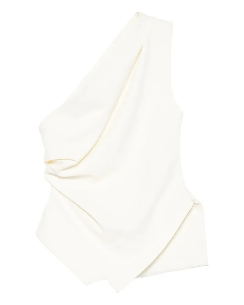 Róhe Drapiertes One-Shoulder-Top - Nude Nude