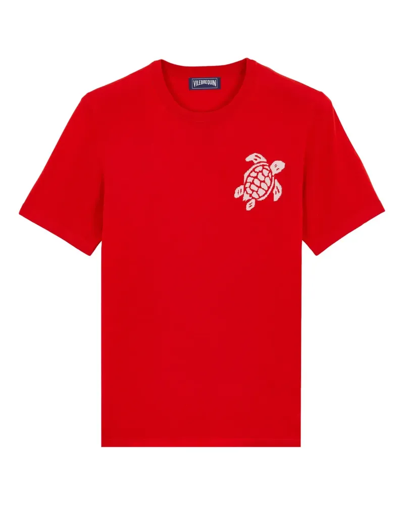 Vilebrequin T-Shirt mit Logo-Print - Rot Rot