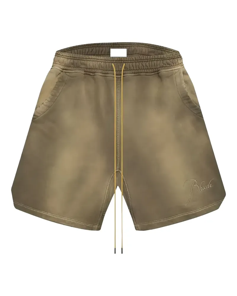 RHUDE Shorts mit Kordelzug - Braun Braun
