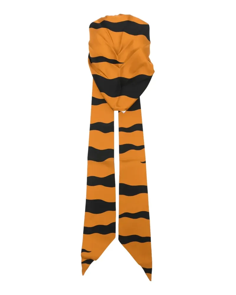 Emilio Pucci Seidenschal mit Print - Orange Orange