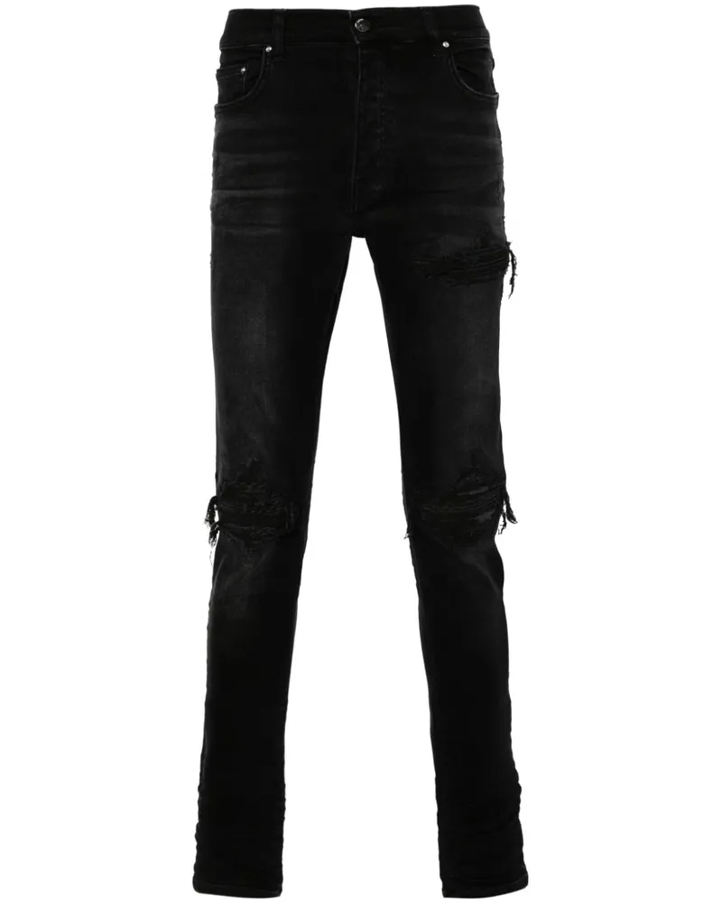 Amiri MX1 Bandana Jacquard-Jeans - Schwarz Schwarz