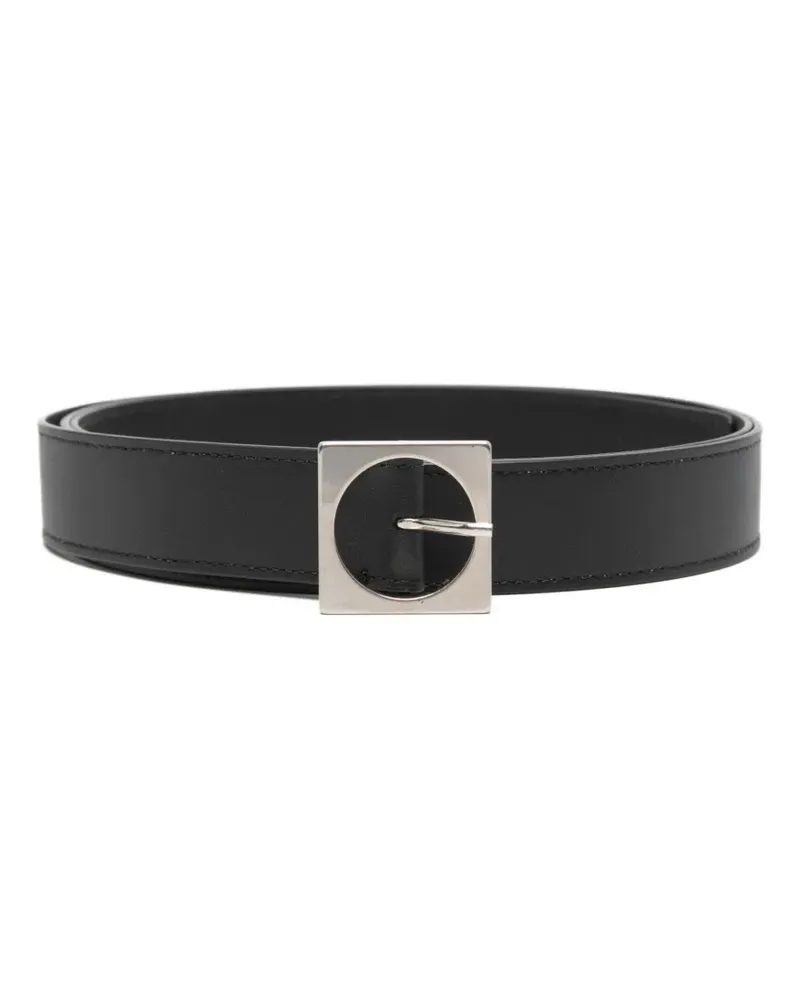 Marsèll Gürtel mit eckiger Schnalle - Schwarz Schwarz