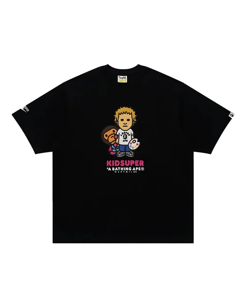 BAPE Milo T-Shirt - Schwarz Schwarz