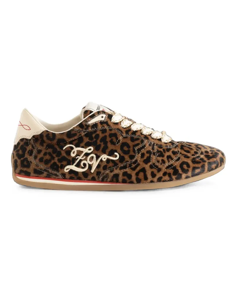 Zadig & Voltaire ZV Leo Pony Dance Sneakers - Braun Braun