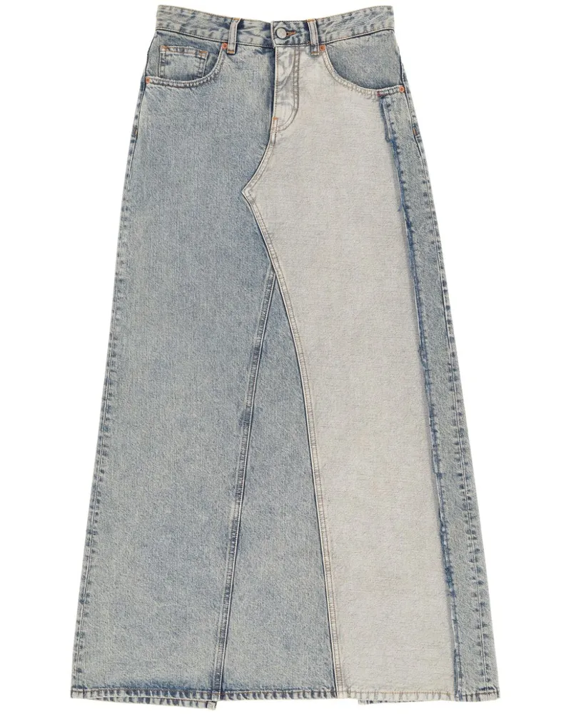 Maison Margiela Jeans-Maxirock mit Schlitz - Blau Blau
