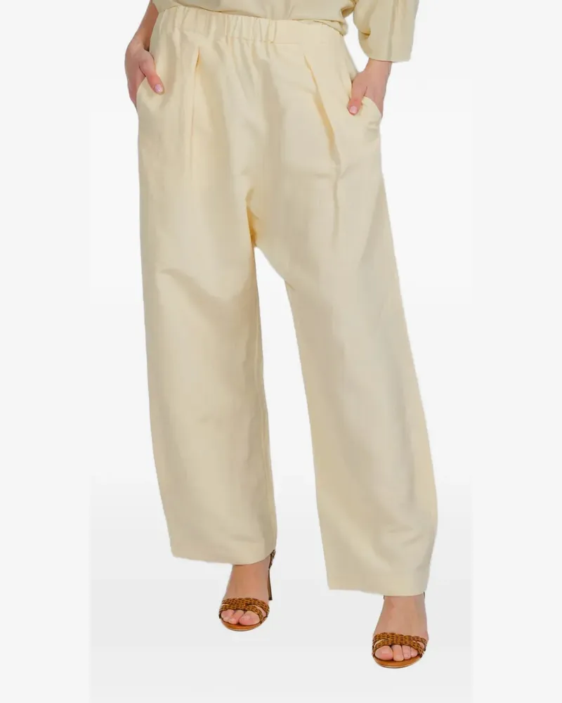 Cortana Mel pleated trousers - Nude Nude