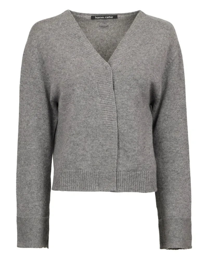 Hannes Roether V-neck cardigan - Grau Grau