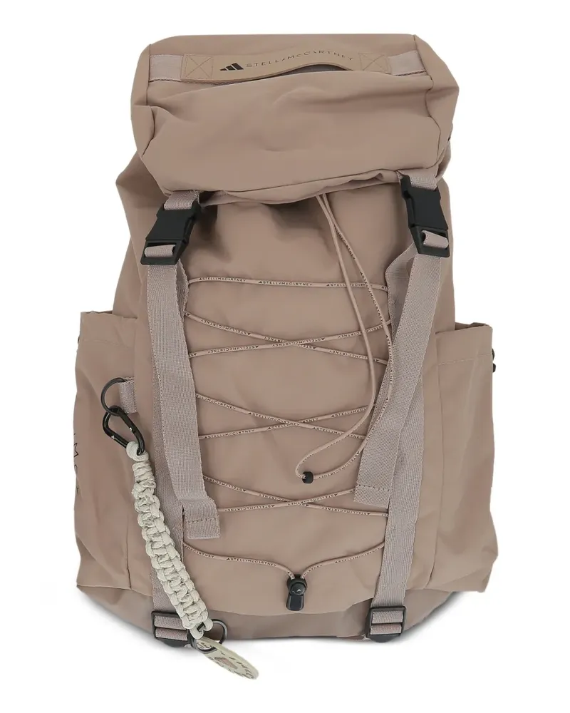 adidas logo-print backpack - Braun Braun