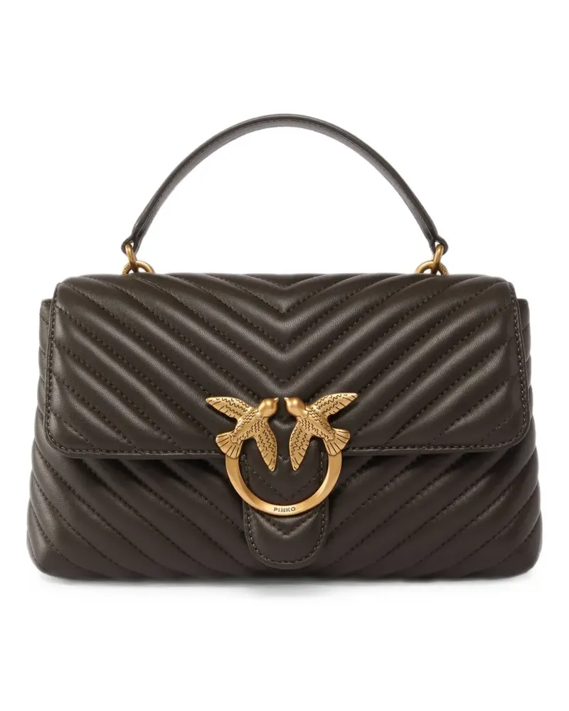 Pinko Love Chevron-Tote Bag - Grün Grün
