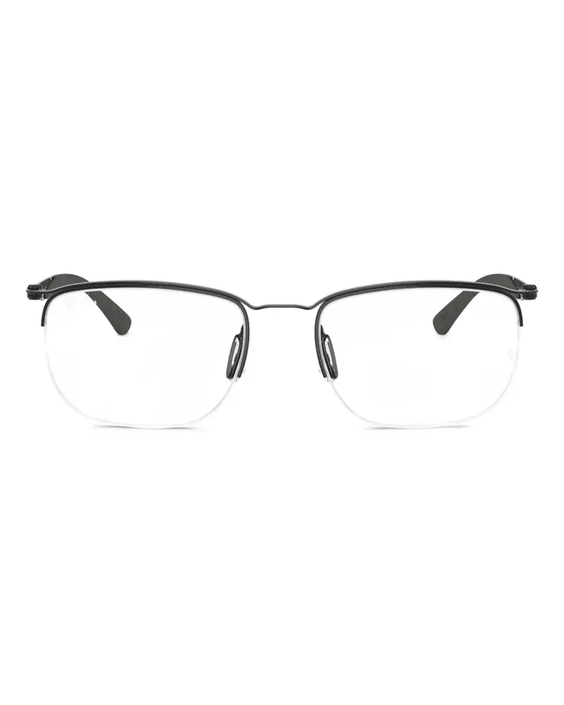 Ray Ban Brille mit eckigem Gestell - Schwarz Schwarz