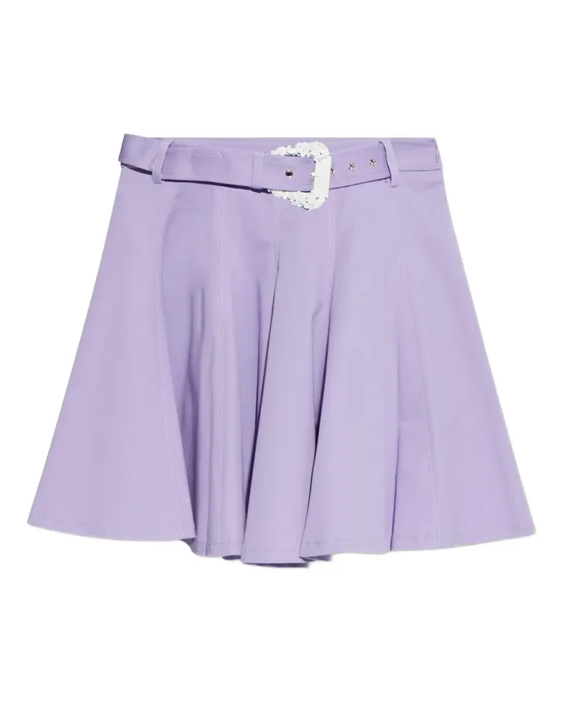 Versace Jeans A-Linien-Rock mit Gürtel - Violett Violett