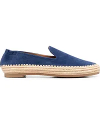 Robert Clergerie Slipper aus Wildleder Blau