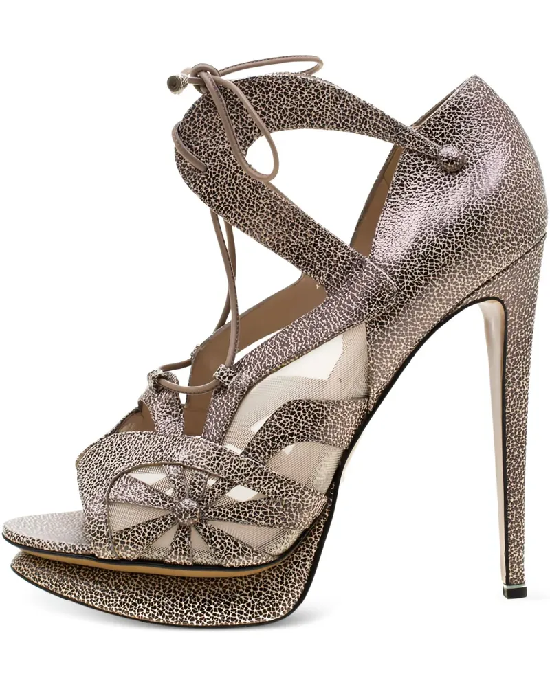 Nicholas Kirkwood Sandalen mit Absatz 135mm - Schwarz Schwarz