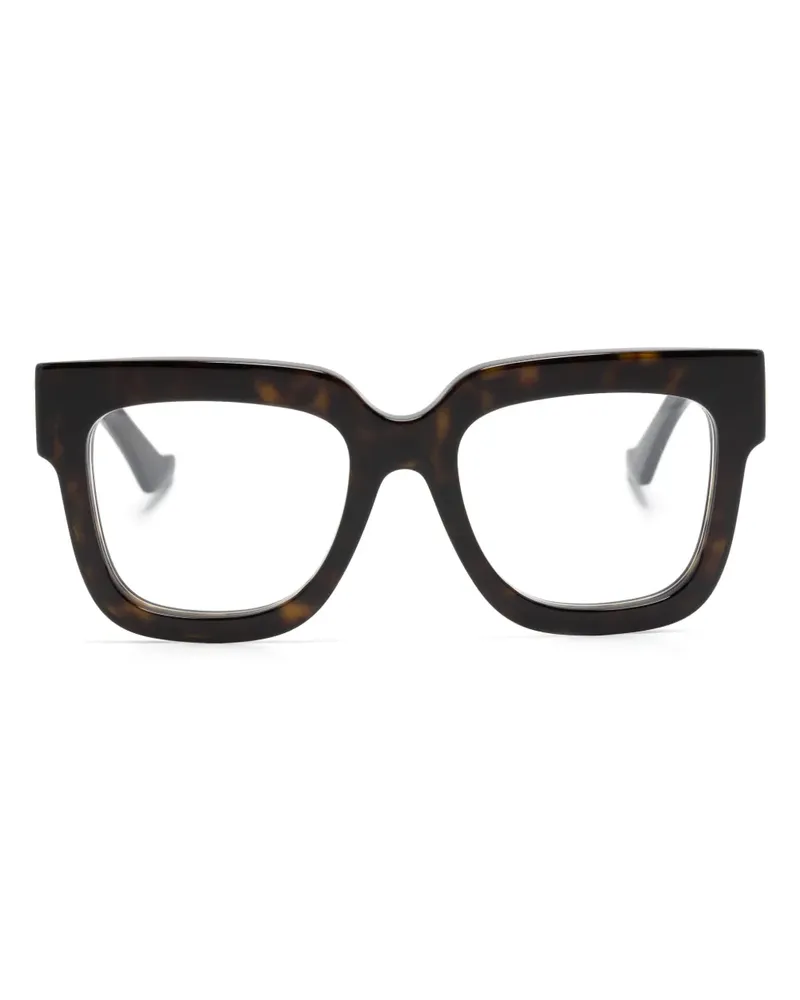 Gucci GG1549O Brille mit eckigem Gestell - Braun Braun