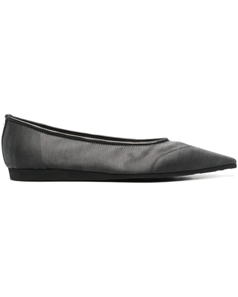 Premiata Ballerinas in Netzoptik - Schwarz Schwarz