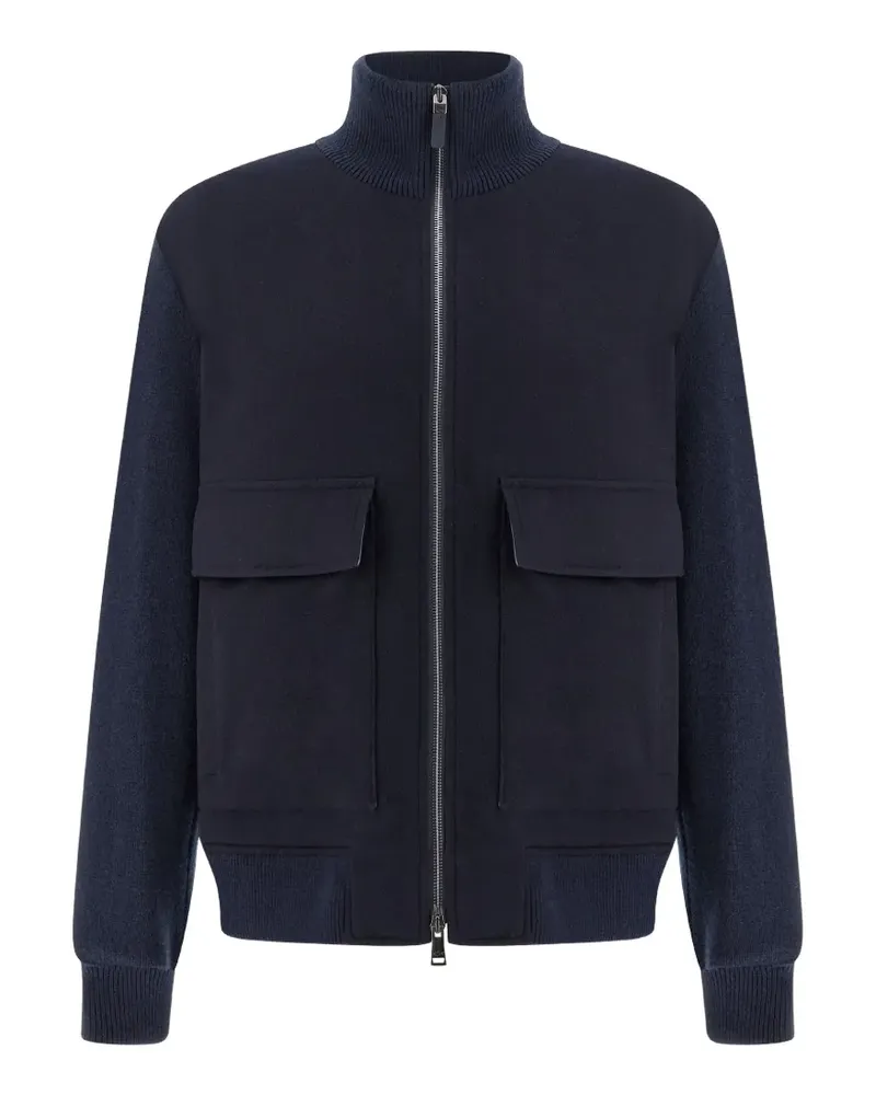 Paul & Shark Aliseo panelled bomber jacket - Blau Blau
