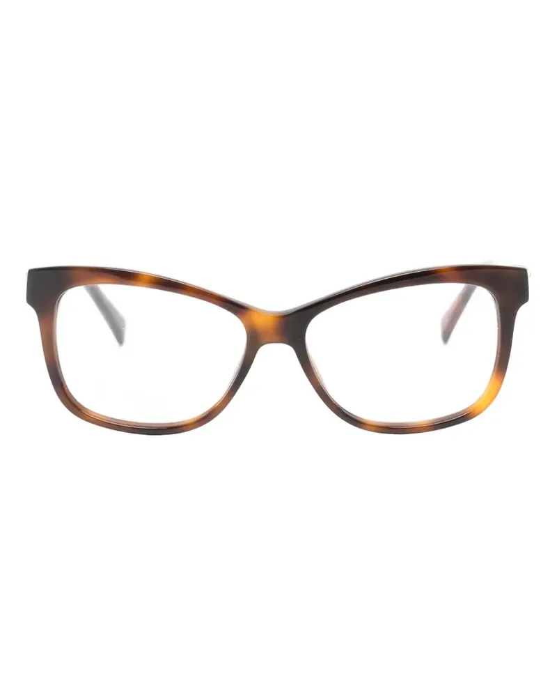 Pierre Cardin tortoiseshell-effect cat-eye glasses - Braun Braun