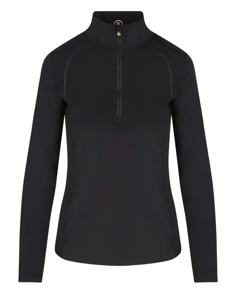 Bogner high-neck zip-up top - Schwarz Schwarz