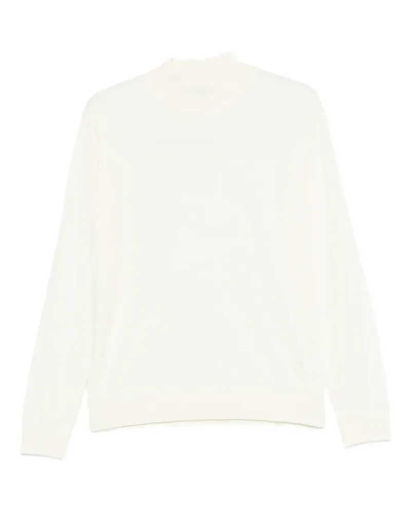 Daniele Fiesoli mock-neck long-sleeve sweater - Weiß Weiß