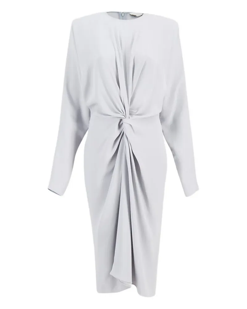 Stella McCartney Drapiertes Midikleid aus Satin - Nude Nude