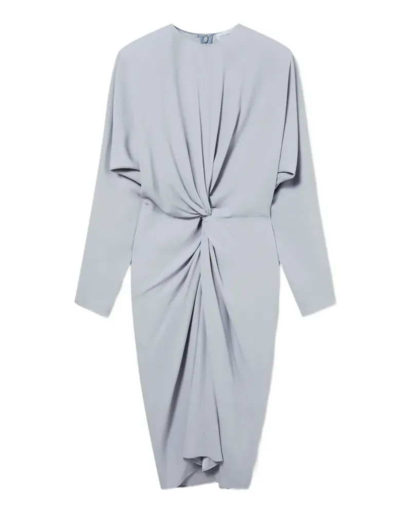 Stella McCartney Drapiertes Midikleid aus Satin - Nude Nude
